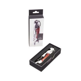 Admiralâ Double Opener Corkscrew in Stainless Steel ViskiÂ