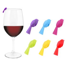 Chickadeeâ:  Silicone Wine Charms
