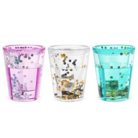 Mermaid Sparkle Glitter 1.5 Oz Shot Glasses BlushÂ