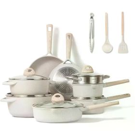 16pcs Pots and Pans Set Pot Frying Pan Set of Pots for Cooking Nonstick Cookware Sets Kitchen Accessories Non-stick Utensils Kit