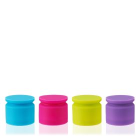 TrueCapâ Set of 4 Jewel Tone Bottle Stoppers by True