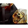 Whiskey Decanter with 2 Diamond Glasses Liquor, 750 ML Whiskey Decanter, Great Valentine's Day Gift Ideas