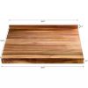 Wood Kitchen Cutting Board Wooden 24x30x1' 1027082 Acacia Kneading Board Kitchen Things for Home Cutting Boards Set Chopping the