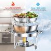 GGIU Chafing Dishes for Buffet Set: Chafers for Catering - Round Chafing Dish Buffet Set with Lids | Chafers and Buffet Warmers