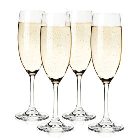 CuvÃ©e Set of 4 Champagne Flutes by True