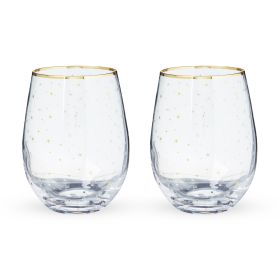 Starlight Stemless Wine Glass Set by TwineÂ