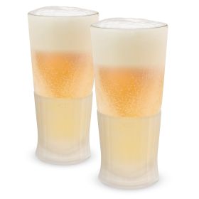 Glass FREEZEâ Beer Glass (set of two) by HOSTÂ