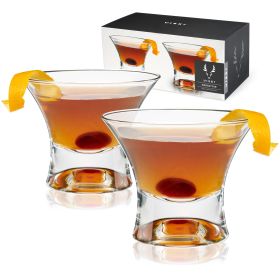 Crystal Manhattan Glasses by ViskiÂ