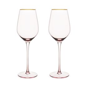 Rose Crystal White Wine Glass Set by TwineÂ