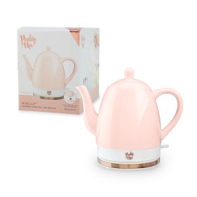Noelleâ Pink Ceramic Electric Tea Kettle by Pinky UpÂ