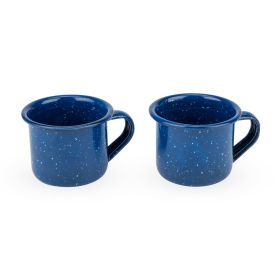 Blue Enamel Shot Glass Set by Foster & Ryeâ