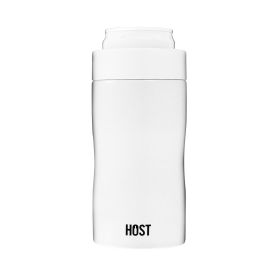 Stay-Chill Slim Can Cooler in Pearl White by HOSTÂ
