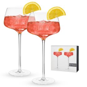 Angled Crystal Amaro Spritz Glasses by ViskiÂ