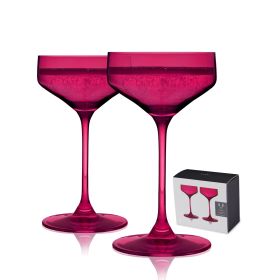 Reserve Nouveau Crystal Coupes in Berry ViskiÂ