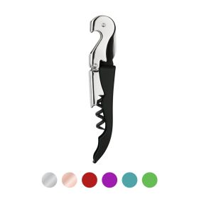 Black Truetapâ Double-Hinged Waiter's Corkscrew
