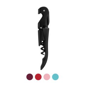 Truetapâ: Double-Hinged Corkscrew in Matte Black with Black