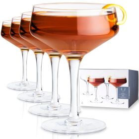 Raye Angled Crystal Coupe Glasses ViskiÂ