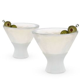 Glass FREEZEâ Martini Glass by HOSTÂ  (set of two)