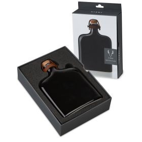 Irving Nautilus Ceramic Flask in Black ViskiÂ