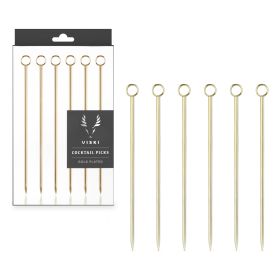 Belmont Cocktail Picks in Gold ViskiÂ