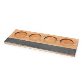 Acacia Wood Wine Flight Board by TwineÂ