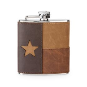 Leather Texas Flask by Foster & Ryeâ