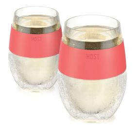 Wine FREEZEâ in Coral (set of 2) by HOSTÂ