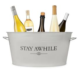 Stay Awhile Metal Drink Tub by TwineÂ