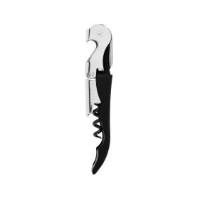 Truetapâ Soft Touch Black Double Hinged Corkscrew by True