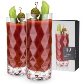 Gem Crystal Highball Glasses ViskiÂ