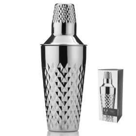 Irving Faceted Cocktail Shaker in Silver ViskiÂ