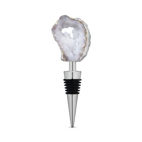 White Geode Bottle Stopper by TwineÂ