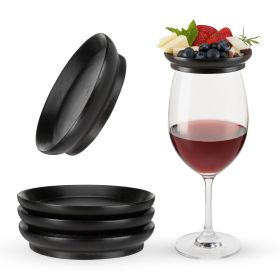 Wine Glass Topper Appetizer Plates by TwineÂ