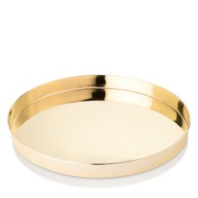 Belmont Round Serving Tray in Gold ViskiÂ