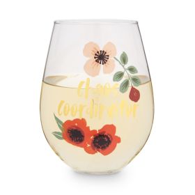 Chaos Coordinator 30 oz Stemless Wine Glass by BlushÂ