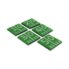Home Turfâ Coasters, Set of 5 by TrueZoo