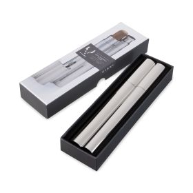 Cigar Holder with 2 oz Flask in Silver ViskiÂ