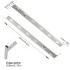 Stove Gap Covers 2pcs 316 Stainless Steel Gap Covers For Stove Heat Resistant Oven Gap Filler Seals Gaps Between Stovetop And
