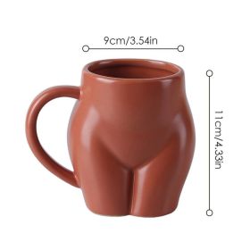 Booty Mug 3D Buttock Ceramic Coffee Mugs 520ml Tea Cup For Lover Couple Family Friend Body Mug Vase Home Decor (Color: 3)