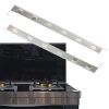 Stove Gap Covers 2pcs 316 Stainless Steel Gap Covers For Stove Heat Resistant Oven Gap Filler Seals Gaps Between Stovetop And