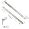 Stove Gap Covers 2pcs 316 Stainless Steel Gap Covers For Stove Heat Resistant Oven Gap Filler Seals Gaps Between Stovetop And